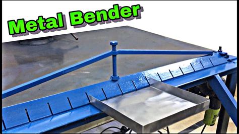 make a sheet metal bender|homemade sheet metal bender.